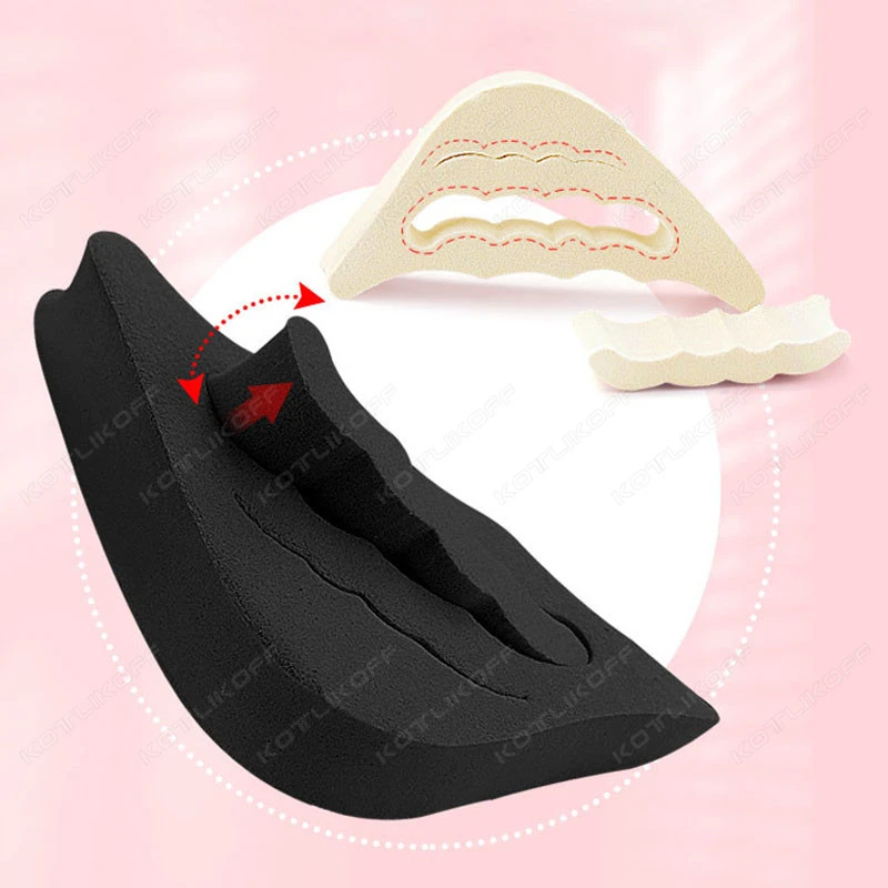 8/16개 소프트 스펀지 토 플러그 하프 깔창 재사용 가능한 발가락 필러 신발용 인서트 조절 가능 너무 큰 발 보조 패드 신발 깔창