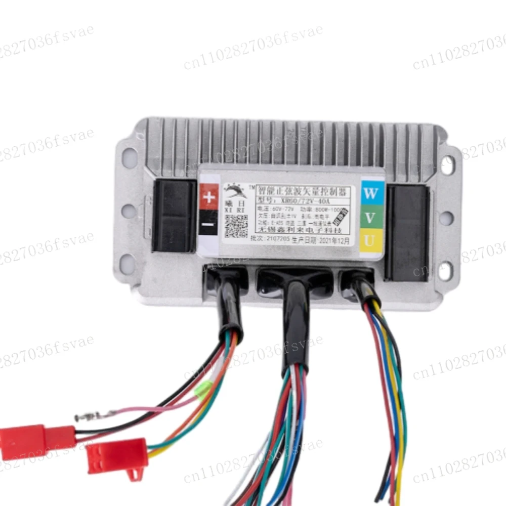 48V/60V/72V/96V Electric Vehicle Controller 500W/1000W/1200W/1500W Three-mode Sine Wave Brushless Motor Intelligent Controller