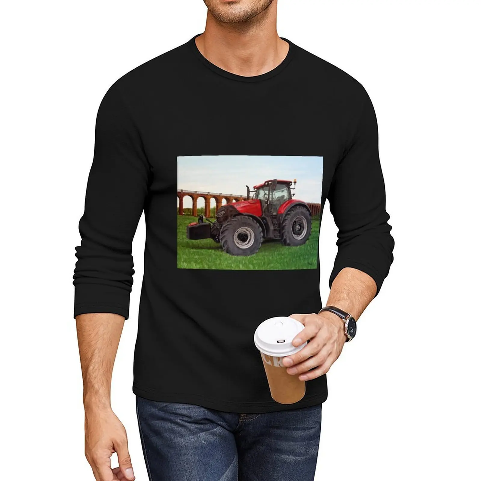 

Case Optum 300 Tractor Long T-Shirt plus size tops new edition t shirt graphics t shirt t shirts men