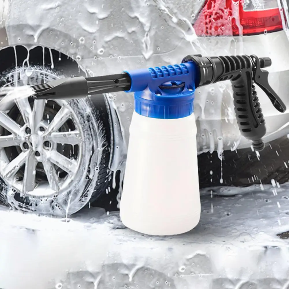 Car Wash Foaming Blasters High Pressure Fast Foaming 2 Modes Stretchable Hose Foam Sprayer Watering Can for Garden Watering Can