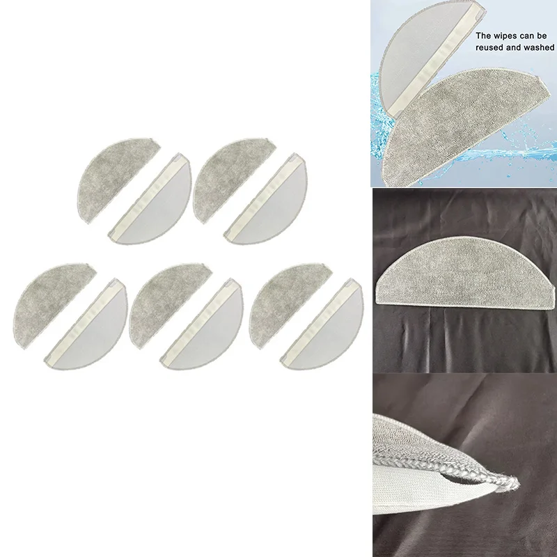 แผ่นไม้ถูพื้นสำหรับ3C Mijia E10เสริม/C103/B112/E12อะไหล่เปลี่ยนผ้าถูพื้นได้แบบสูญญากาศ