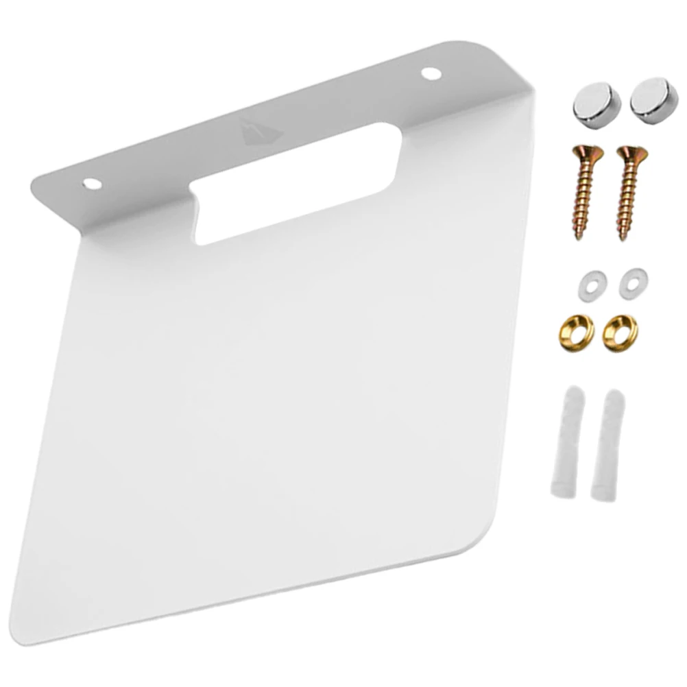 

Mount Speaker Stand Bracket Holder Heavy Duty Metal White Audio Storage Organizer for Home Security Camera Remote