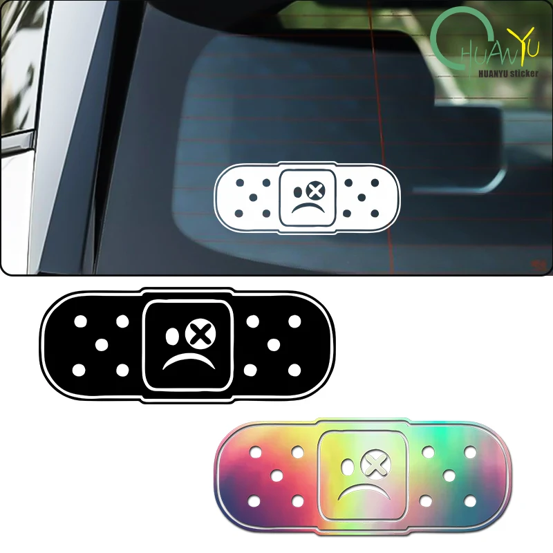 Creative Tape Band Aid Car Sticker Cover Scratch Vinyl Decal AUTO Accessories for Bumper Window Laptop