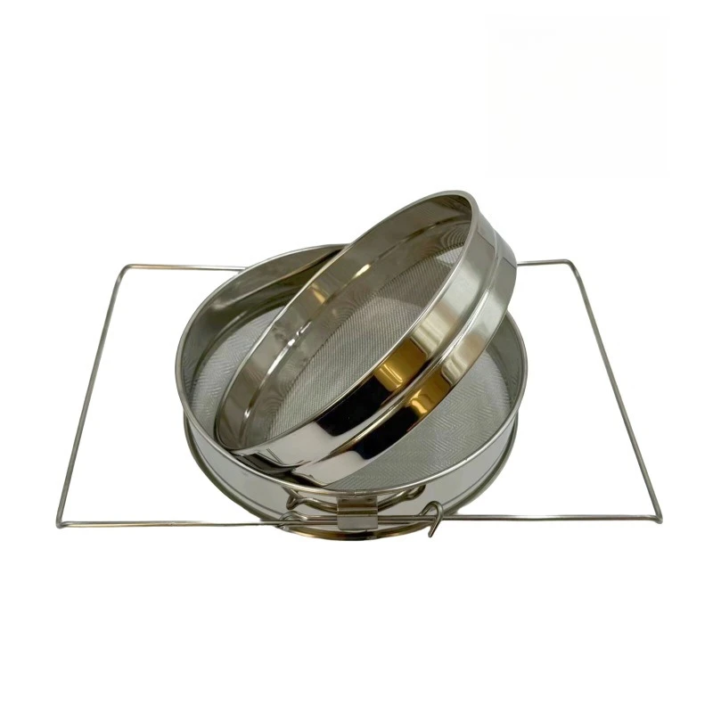 

Honey Strainer. Double Sieve Honey Coarse And Fine Filter, Honey Extraction Tools Double Layers Adjustable Arms Bee Sieve