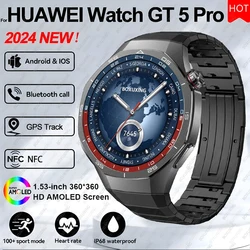 New NFC Smart Watch Men GT3 Pro AMOLED 390*390 HD Screen Heart Rate Bluetooth Call IP68 Waterproof SmartWatch For Huawei Xiaomi