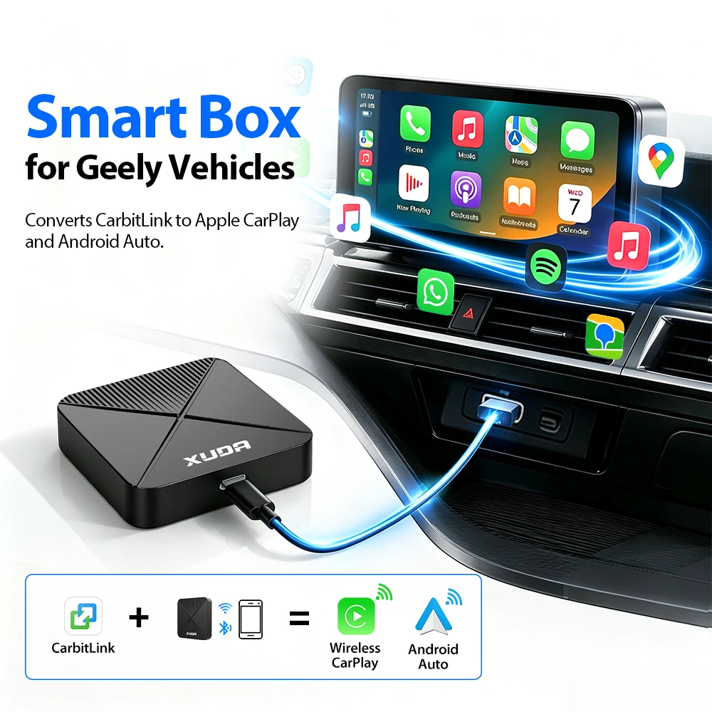 For Geely Tugella Emgrand Monjaro Atlas Pro Azkarra Smart Box Google Maps Waze Spotify Music solution for2022–2024Geely vehicles