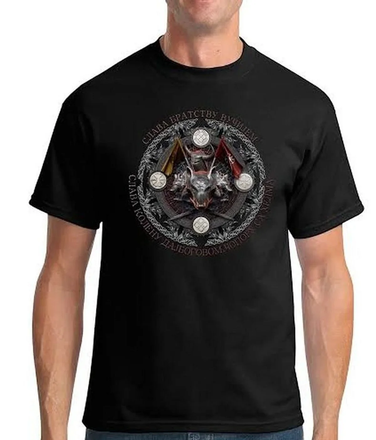 Brotherhood of The Wolf T Shirt. 100% Cotton Short Sleeve O-Neck Casual T-shirts Loose Top New Size S-3XL