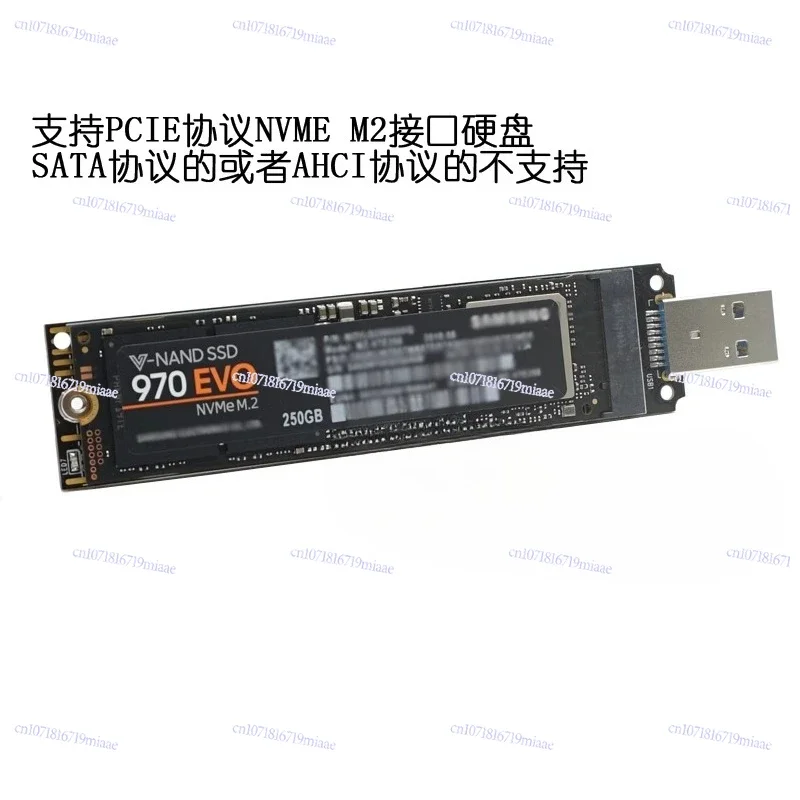 Nvme M2 To Usb3.1 M2 To Usb3.0 Hard Disk Box, Directly Plugged Into The Bare Board Design, Do Not Worry about Heat Dissipation view 2