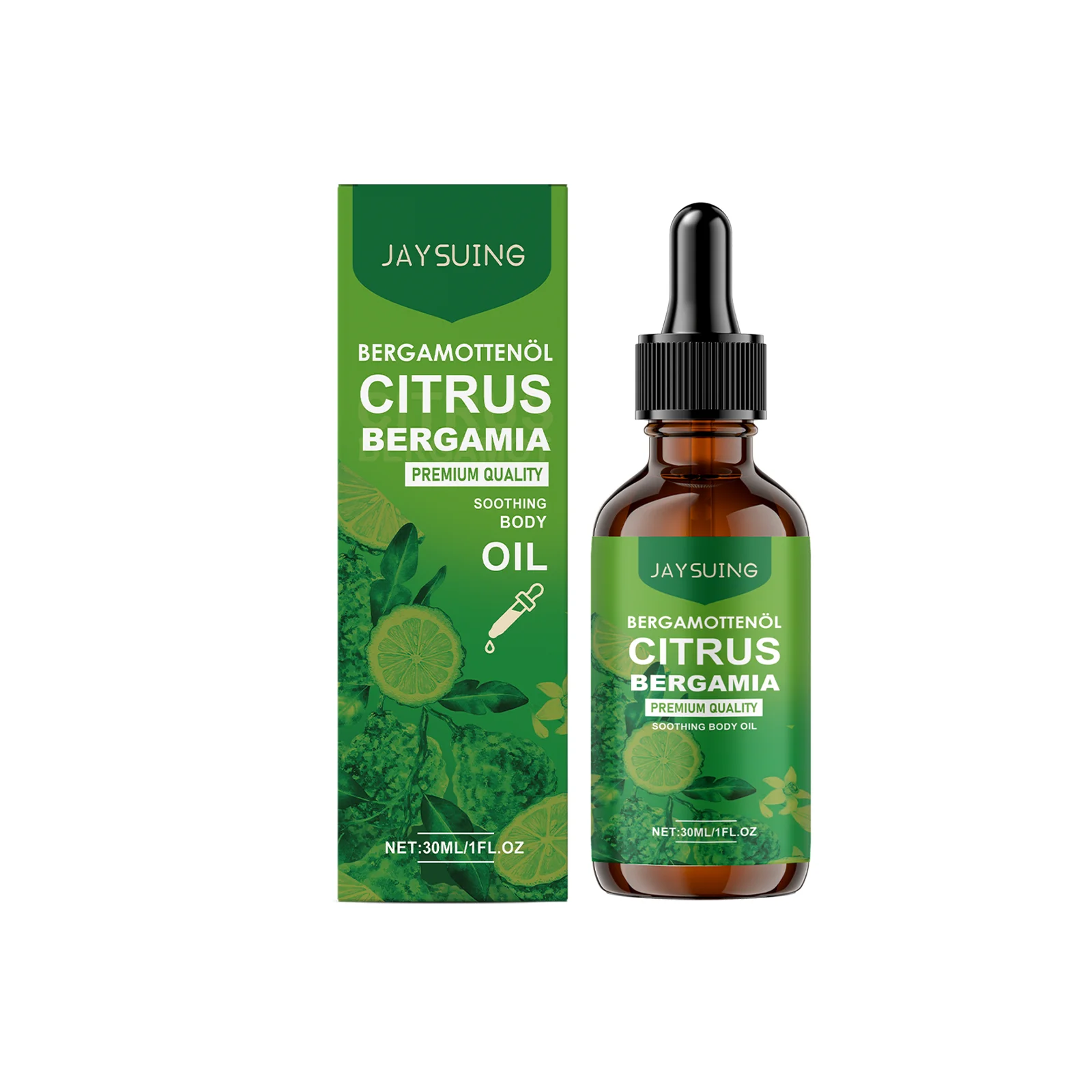 

Bergamot Essential Oil for Skin Care, Soothing Body Moisturizer for Dry Skin, Natural Aromatherapy with Citrus Bergamia, 30ml