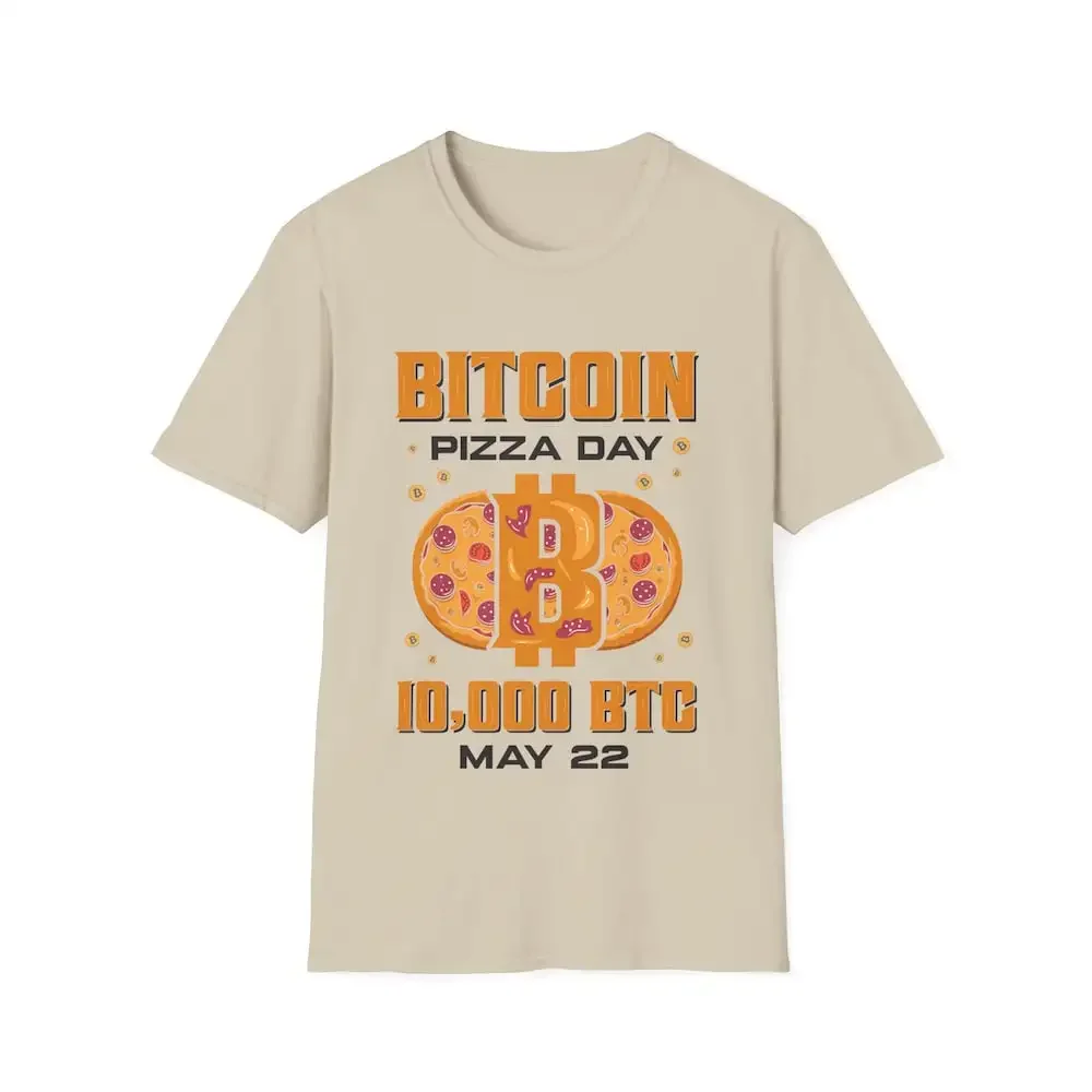 Bitcoin Btc Pizza Day Crewneck T Shirt Crypto Cryptocurrency Satoshi Nakamoto Blockchain