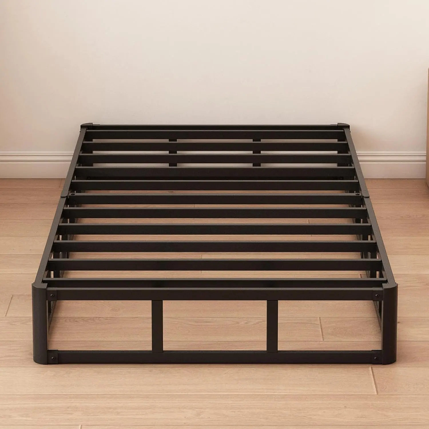 

Twin Xl Box Spring 8 H, High Profile Metal Twin Xl Box Spring Only Bed Base With Fabric Cover, Sturdy Mattress Foundation, Easy