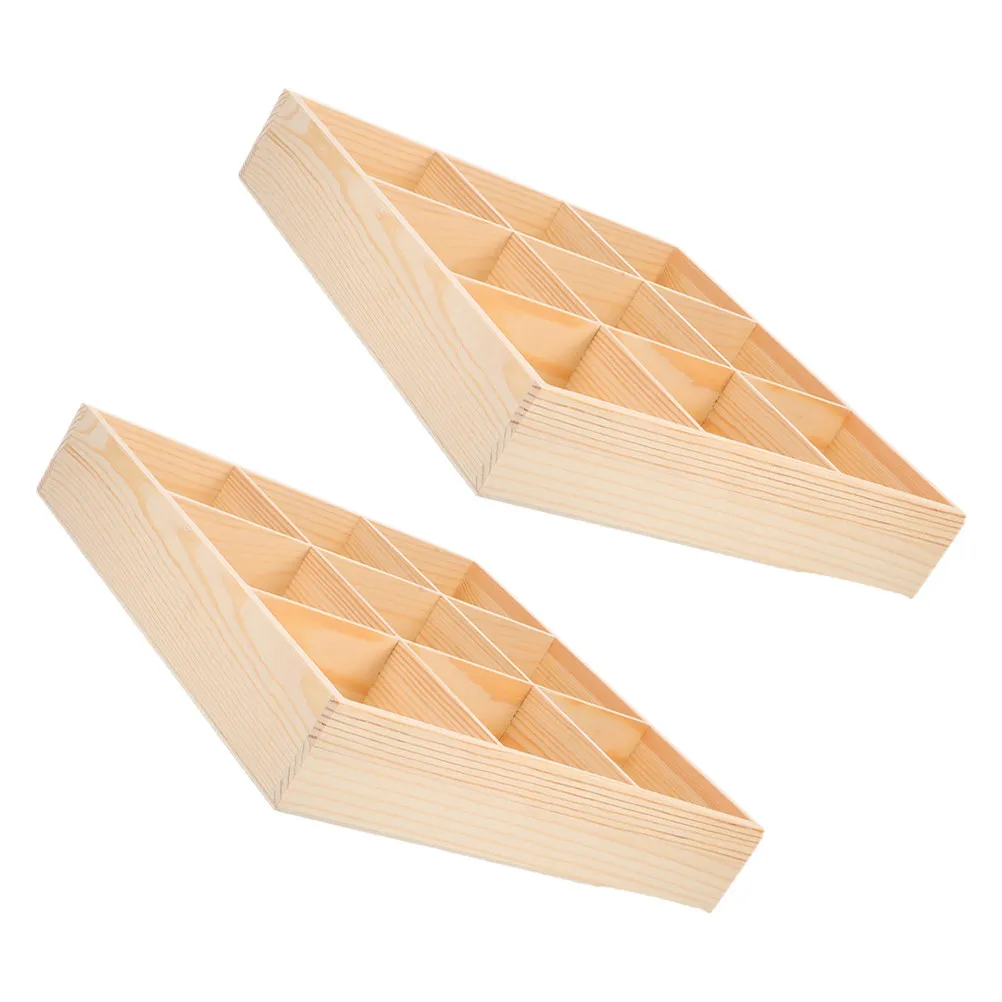 

Набор из 2 органайзеров для нижнего белья и носков с несколькими отделениями для хранения в шкафу, гардеробе, для одежды, аксессуаров, украшений, для офиса