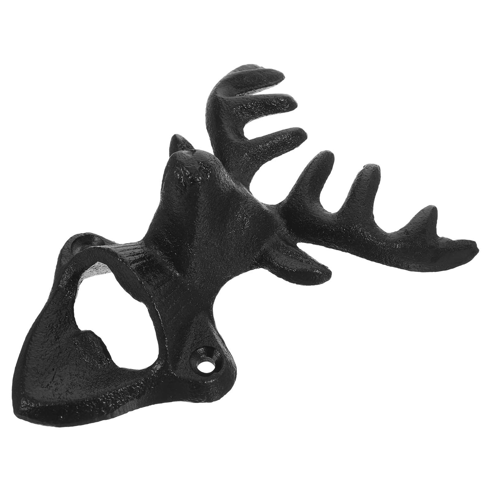 

Wall Mount Deer Antler Beer Bottle Opener Compact Portable Multi-Function Manual Lid Remover for Home Bar Party Gift