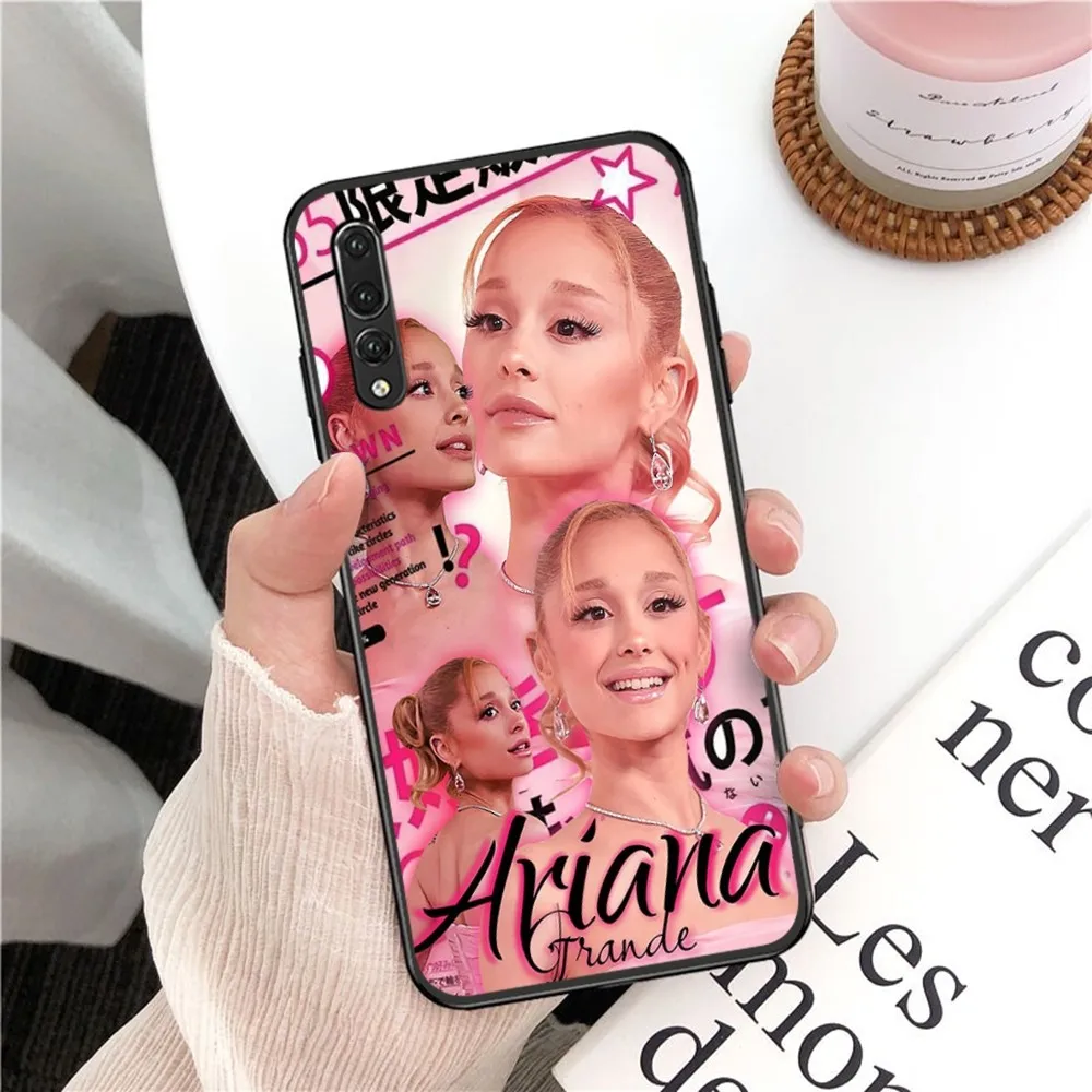 Singer Pop Star A-Ariana G-Grande Phone Case For Huawei P 8 9 10 20 30 40 50 Pro Lite Psmart Honor 10 Lite 70 Mate 20lite