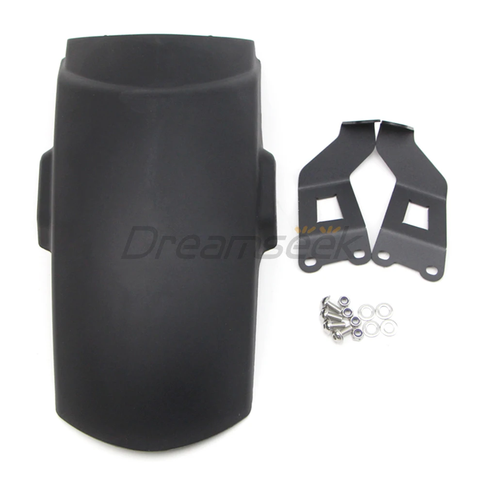 Black Front Fender Extension for Kawasaki Versys 1000 2019 2020 2021 2022 2023 2024 Motorcycle Mudguard Extender Splash Plastic