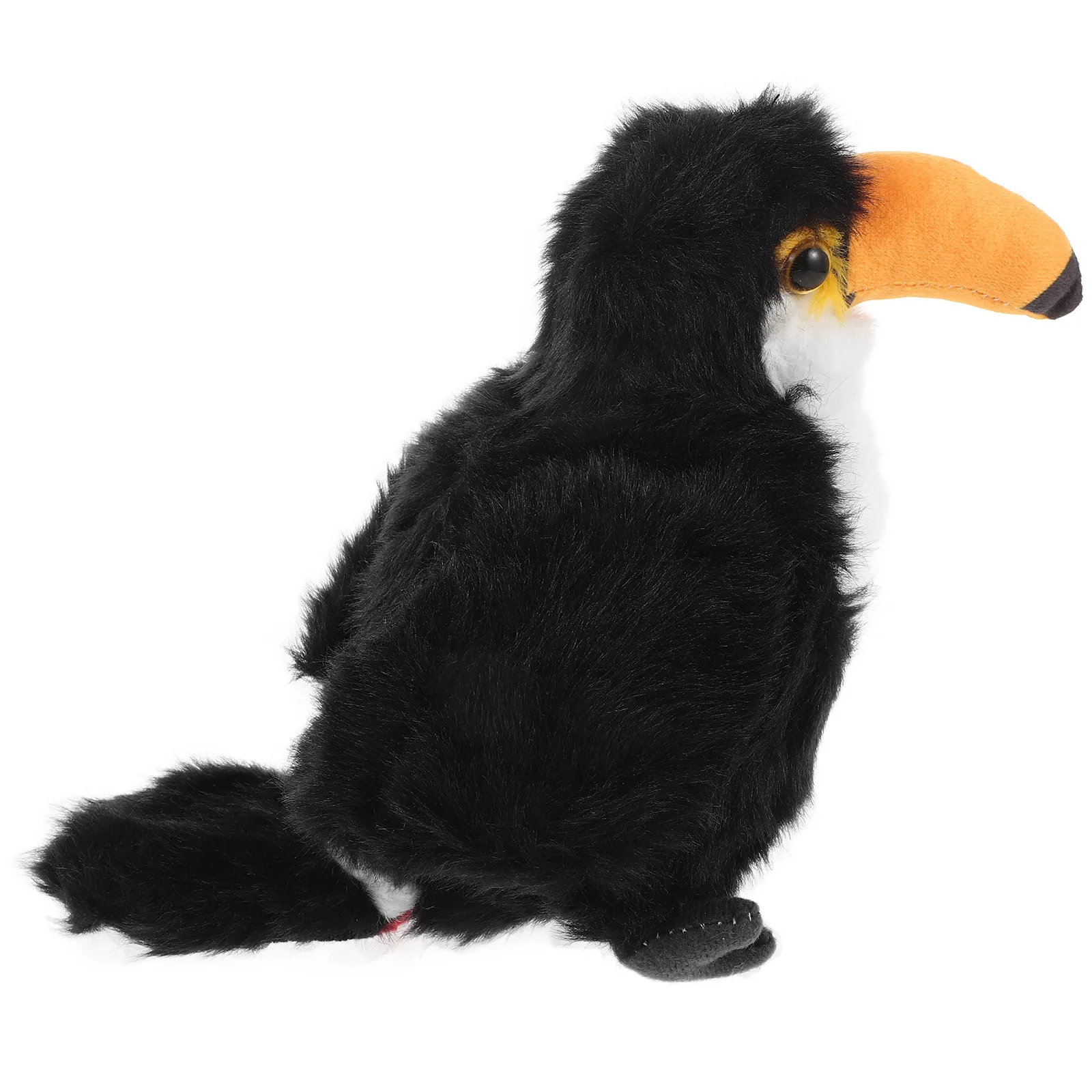 

Теплая и уютная плюшевая игрушка Тукан из гладкого, приятного для кожи материала, декор для гостиной и спальни, реквизит для фотосъемки, создание креативной атмосферы