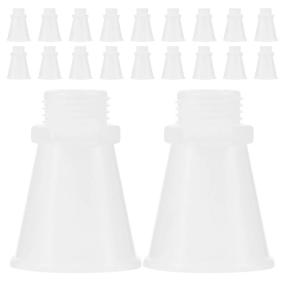 20pcs Extinguisher Nozzles Replacement Plastic Wide Mouth Nozzles For Dry Powder Fire Extinguishers Durable Lightweight Portable