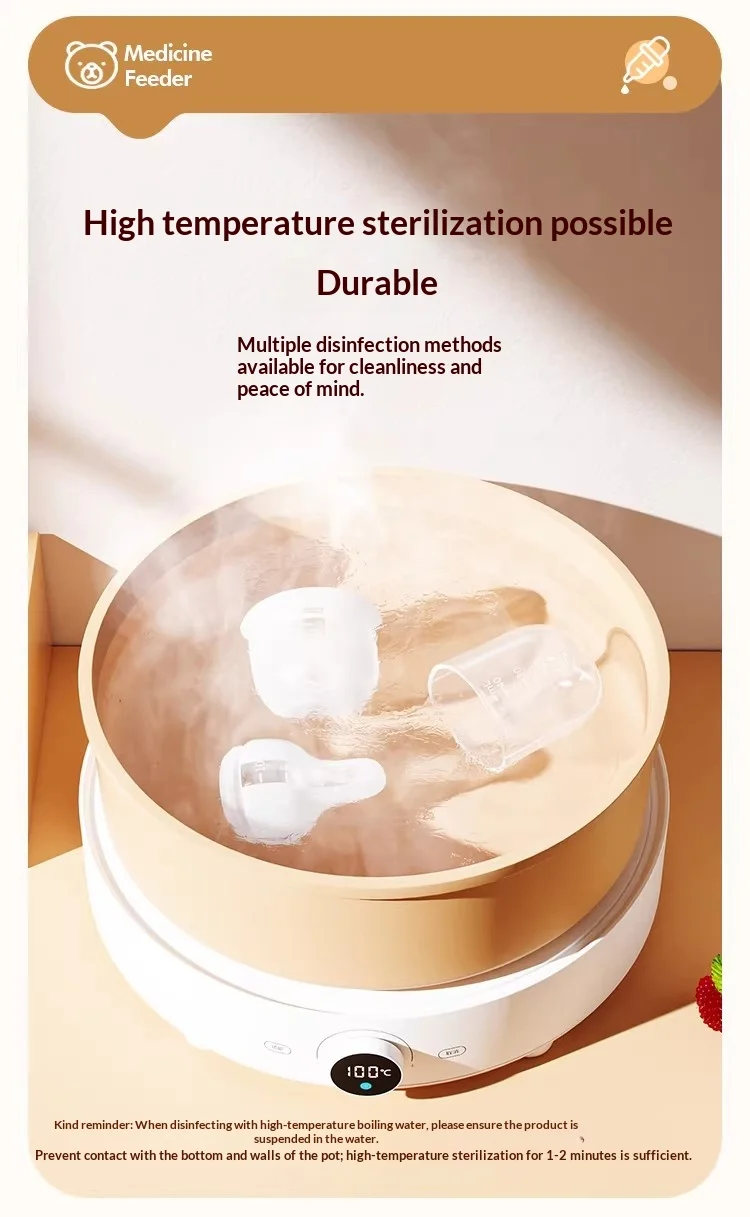 Baby Medicine Dispenser with Nipple – Infant Liquid Medicine Feeder for Newborn description 9