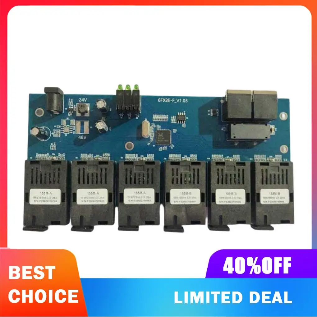 

Ethernet Fiber Switch 20KM Multi-port Home Hotel Module Converter