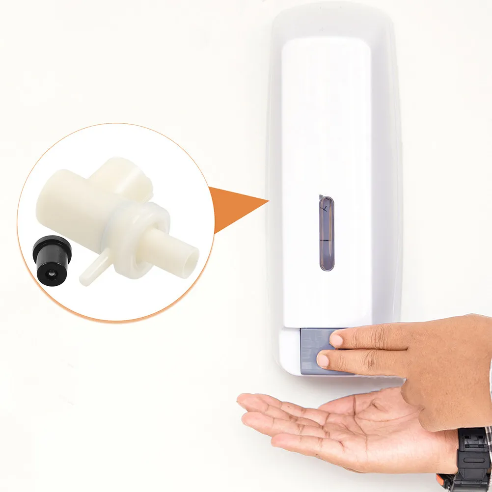 

2Pcs Soaps Dispenser Pump Replacement Parts Wall Mounted Plastic Shower Bathroom Liquid Bottle Dispenser Body for Kitchen