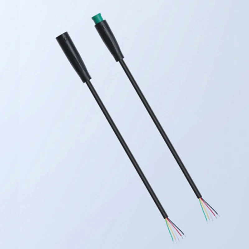 Cavi di prolunga M6 a 5 pin Connettore impermeabile Cavo Julet Mini Base per display Ebike Parti di biciclette elettriche maschio femmina