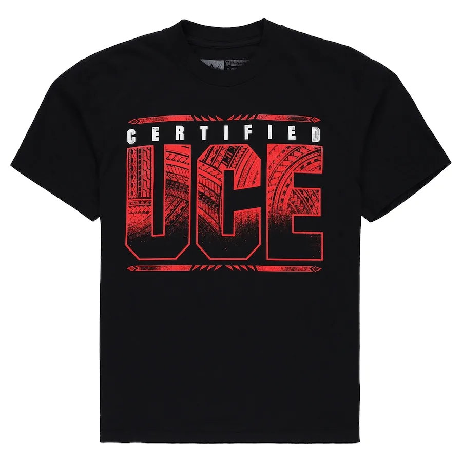 

Men's Black The Bloodline Certified Uce Oversized T-Shirt Simple Loose Sweat Absorbing Breathable Suitable For Daily Leisure