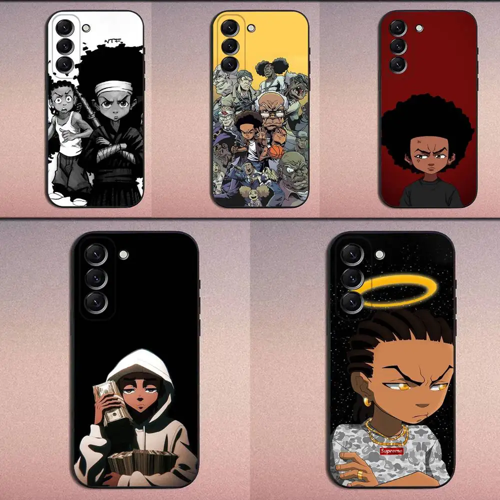 

The B-Boondocks Phone Case For Samsung Galaxy A20,A21s,A22,A31,A32,A52,A53,A72,73,A80 Soft Black Cover