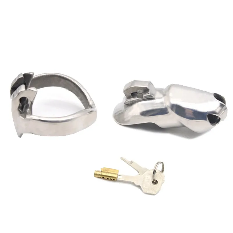 Stainless Steel Male Chastity Cage for Men Gay BDSM Bondage Erotic Urethral Lock Penis Lock Cock Cage Chastity Device Sex Toys view 3