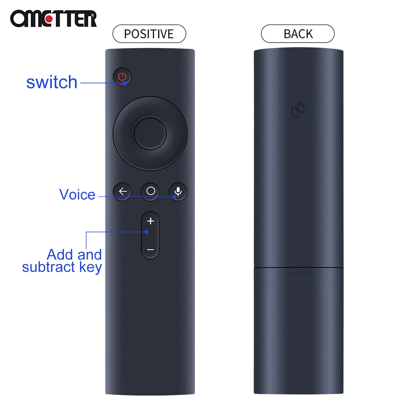 New Replacement XMRM-002 For Xiaomi MI 4K Ultra HDR TV Box 3 with Voice Search Bluetooth Remote Control MDZ-16-AB