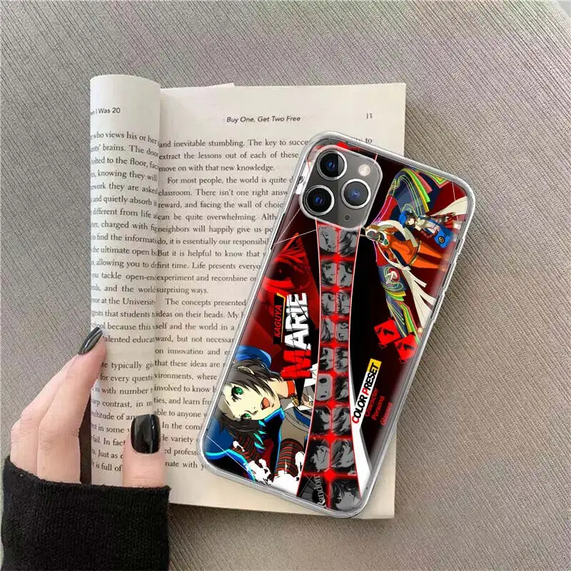 Persona 4 Anime Phone For Apple Iphone 12 13 Mini 15 Pro Max 11 Pro 14 Plus 16 Pro Max 16E Case Shell Cover Clear TPU Protectiv