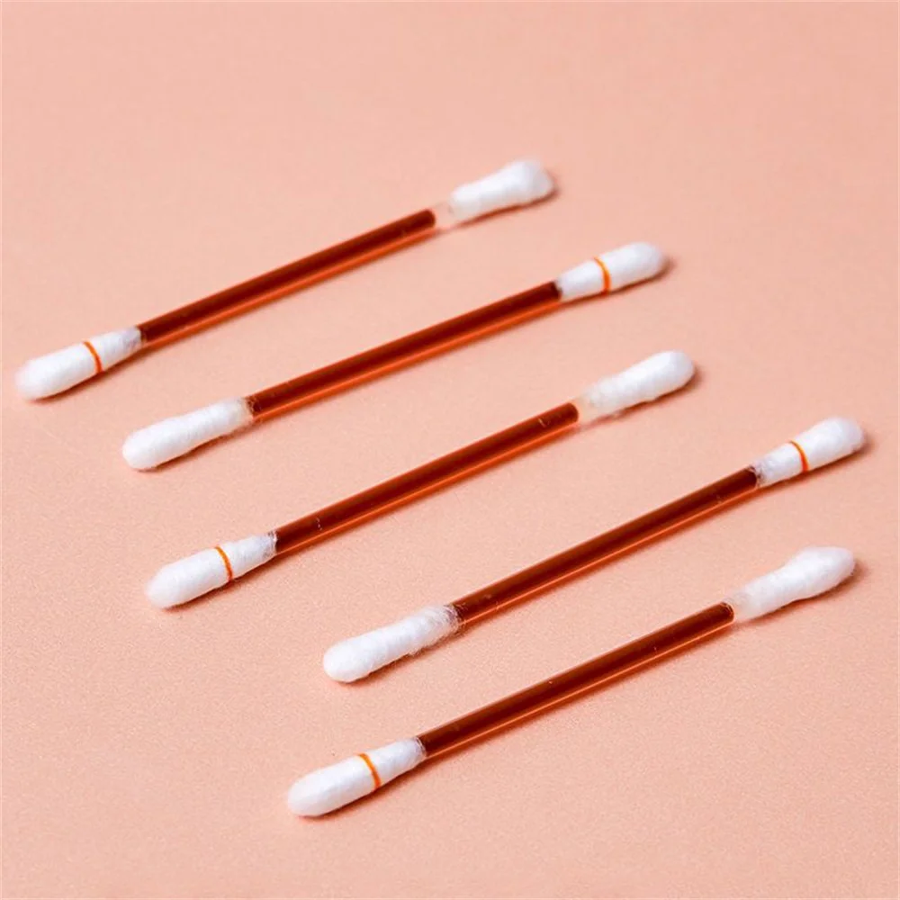 Cotonete de iodo descartável, casa, ao ar livre, viagem, esporte, desinfecção, assistência médica de emergência, limpeza dupla cabeça, 5 pcs