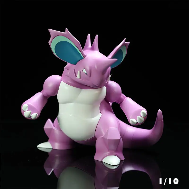 

Cartoon Pokemon 1/10 GK Resin Nidoking Nidoqueen Anime Action Figure Model Toys Gift for Birthday
