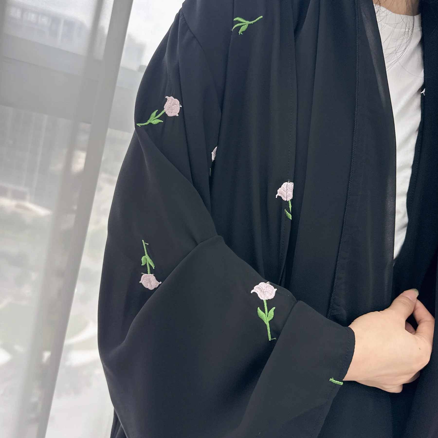 2024 Arabia Saudita bordado musulmán vestido modesto para mujeres Eid Dubai Hijab Abaya lujo Islam Turquía Kaftan Kebaya Jalabiya vestido