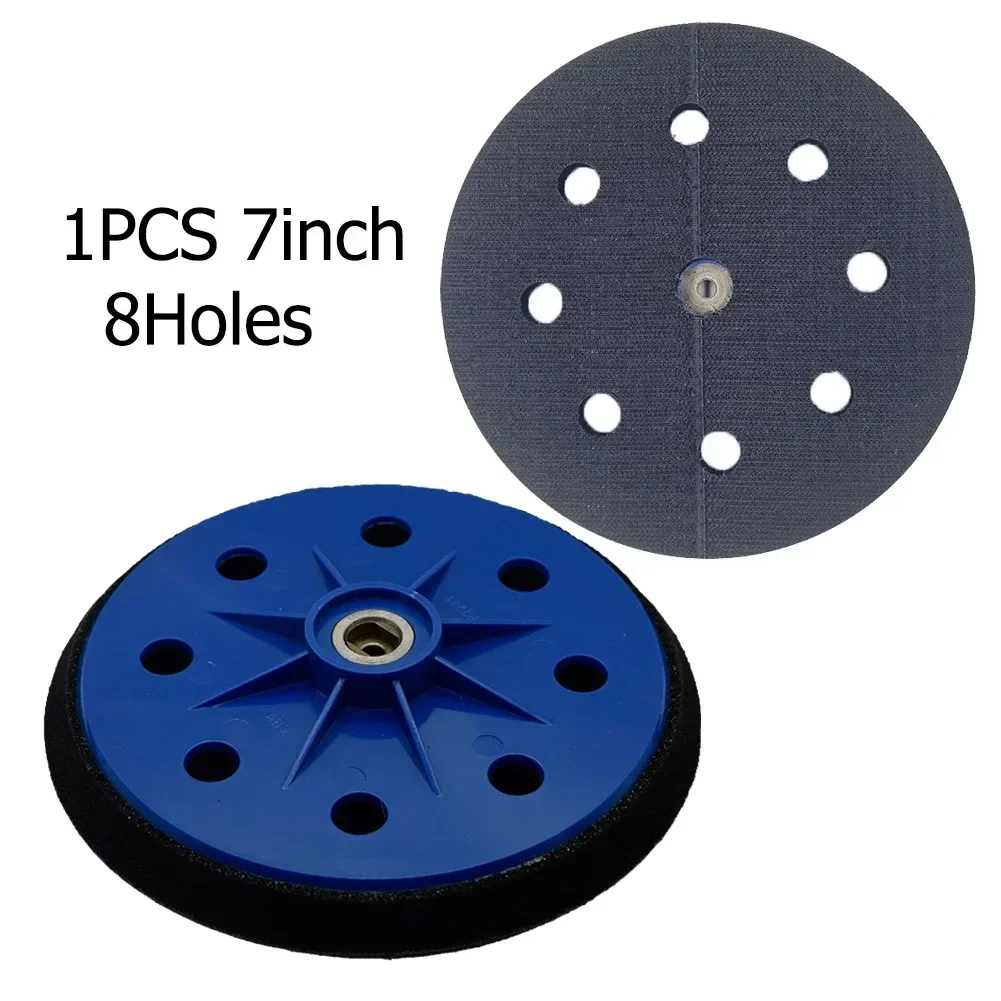 7In 180MM 8 Holes Wall Polishing Block Pad Sanding Grinding Disc Sandpaper Sanding Pad For Drywall Sander