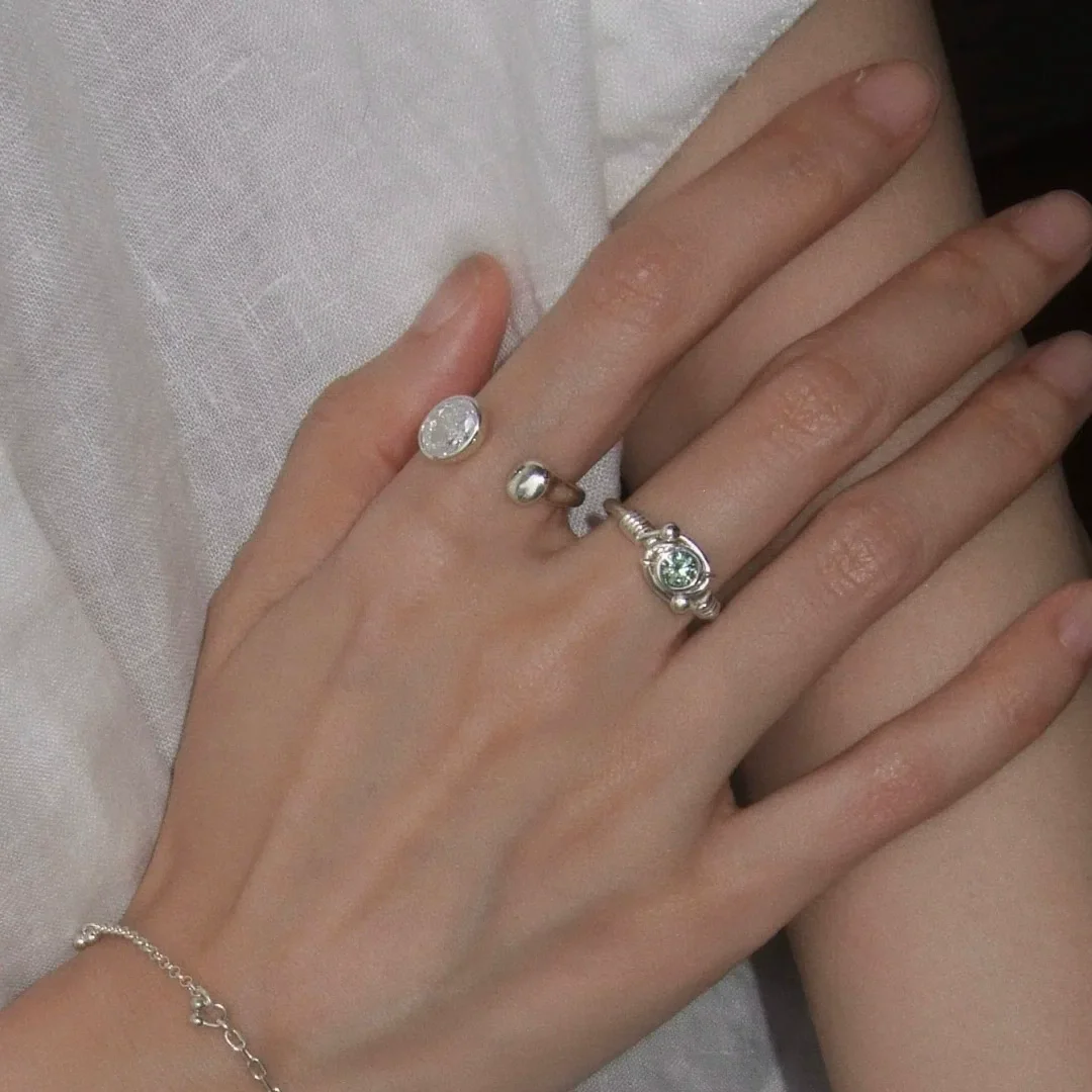 XIYANIK Unique Elegant Zircon Open Rings For Women Girl Sweet Fashion New Jewelry Gift Party Wedding Wholesale anillos