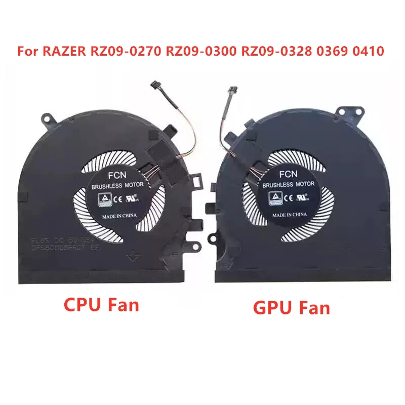 Brand New Original Laptop CPU GPU Cooling fans For RAZER RZ09-0270 RZ09-0300 RZ09-0328 0369 0410