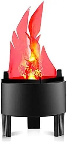 

3D LED-светильник с эффектом пламени – имитация огня для Хэллоуина, Рождества, вечеринок – без нагрева, привлекательный центральный элемент декора