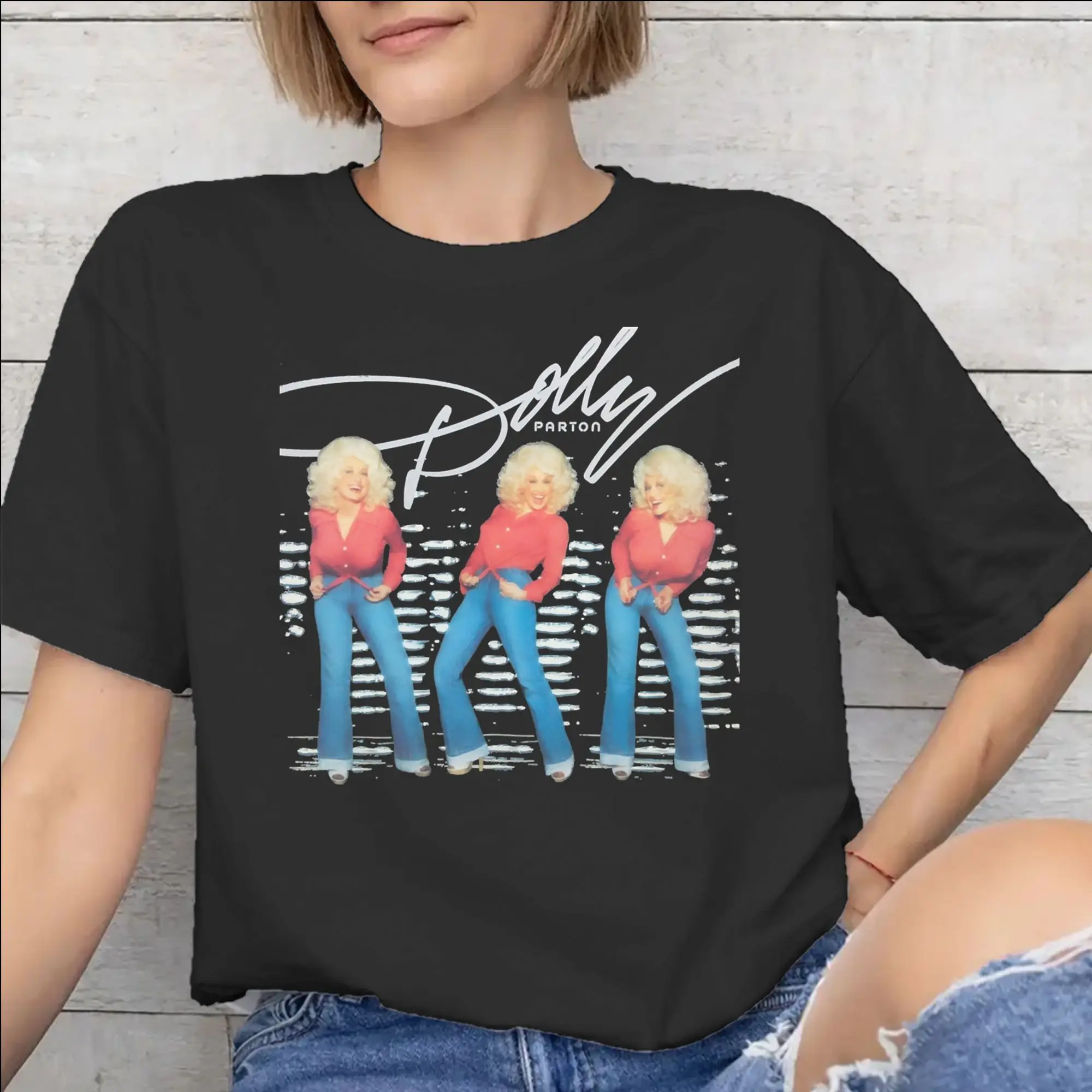 Men Women RIP Dolly Parton Shirt 100% Cotton Printed Tee Shirts  Top Clothing