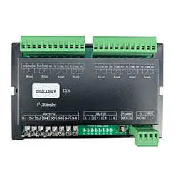 KinCony DO8 PCF8574 IO Expansion i2c Extender Relay Board Extend 8 Channel 10A Relay with Manual Control Buttons For A Series