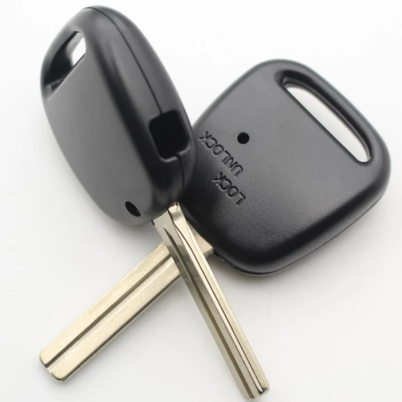 

FLYBETTTER OEM 1-контактный сменный чехол для ключей с боковой кнопкой, чехол для ключа-транспондера для Toyota Rav4 Camry Highlander Yaris Corolla