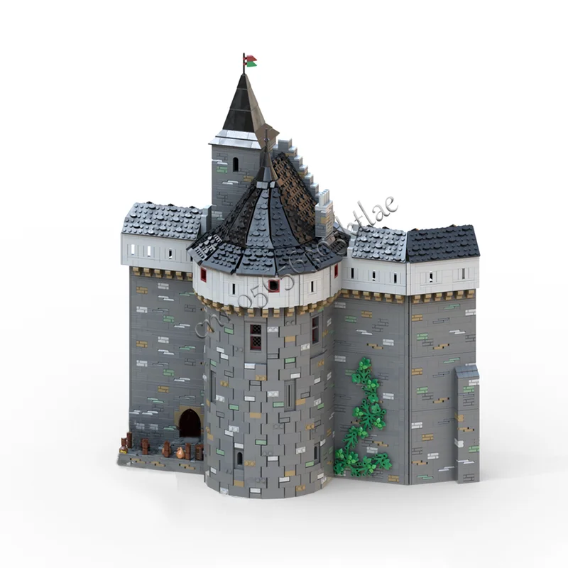 7490 PCS Medieval Exquisite The Artillery Tower Building Blocks Retro Architecture Model Display Decoration Toy For Kid Gifts