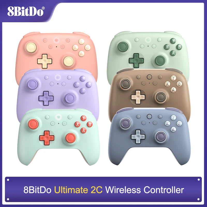 PC, Windows 10, 11, Steam Deck, Raspberry Pi, Android 게임패드 액세서리용 8BitDo Ultimate 2C 무선 게임 컨트롤러