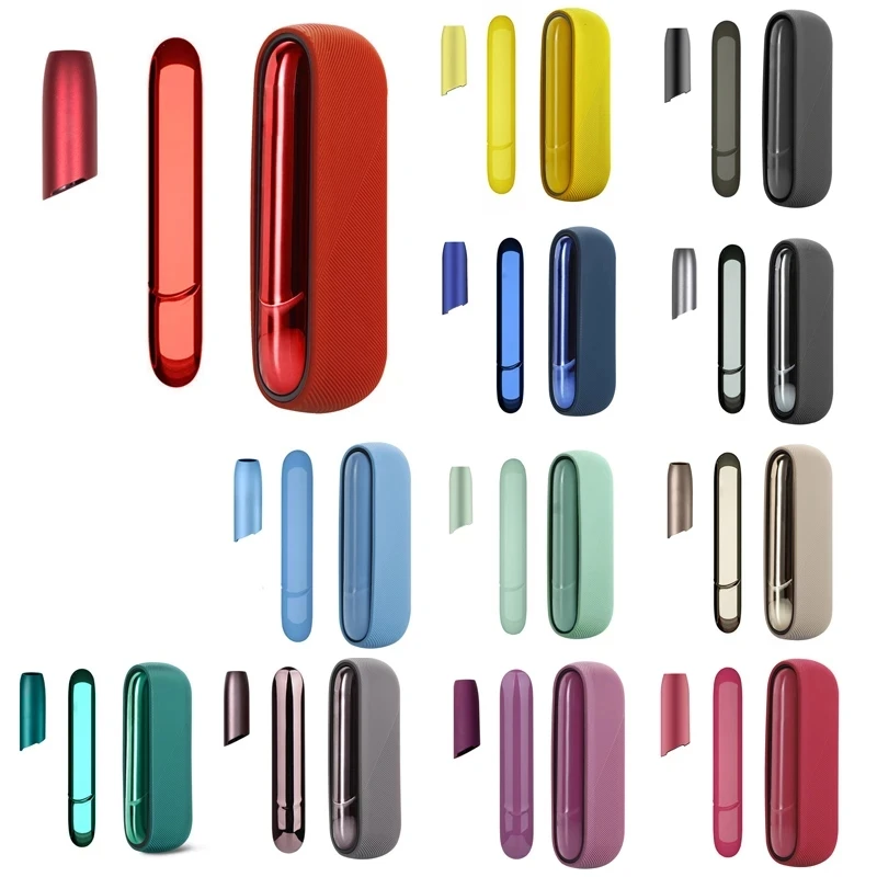 17 Colors 3 in 1 for IQOS 3Duo Cigarette Cap Non Skin Silicone Case for IQOS 3 Duo Protective Cover for ICOS 3/3.0