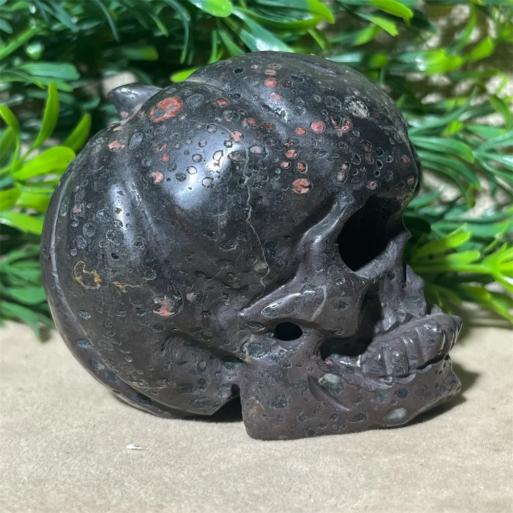 

Натуральный кристалл Тыква череп камень кварц высокий кварц Fleck рейки красота минералы Исцеление духовное украшение для дома