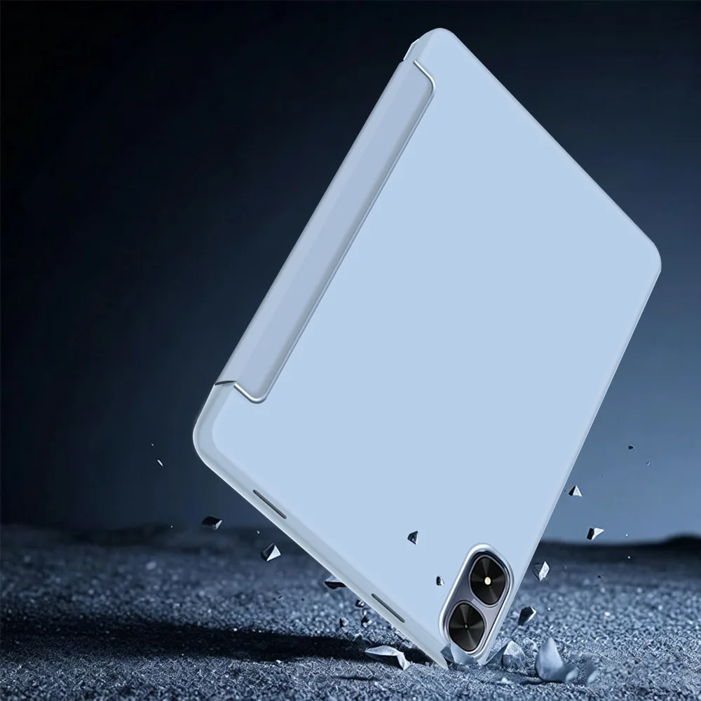 Case for Infinix Xpad Edge 13.2 inch Tablet Case Cover, Triple Fold, TPU Soft Shell, Automatic Sleep/Wake up