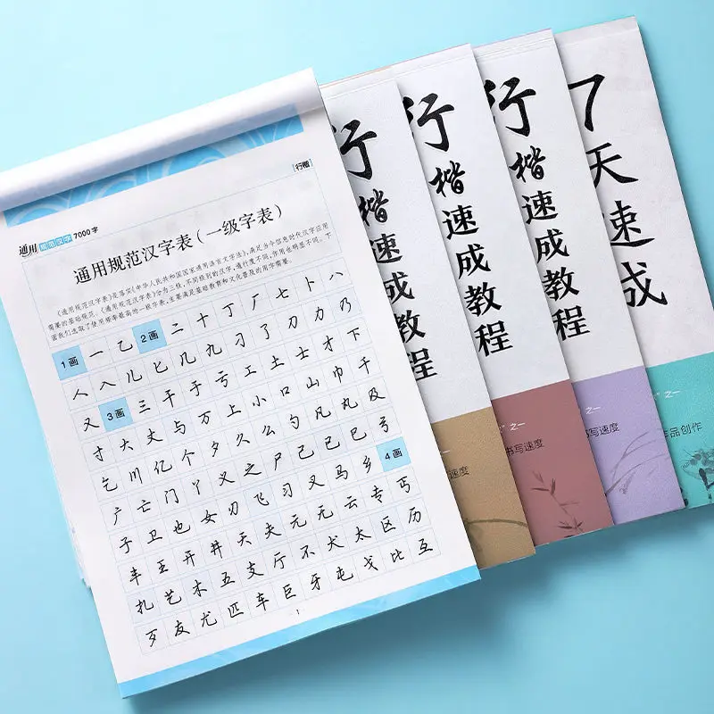 Ink Point Jing Xiao Peng Xingkai Quick Copybook Beginners Entry College Students Calligraphy Practice Adults