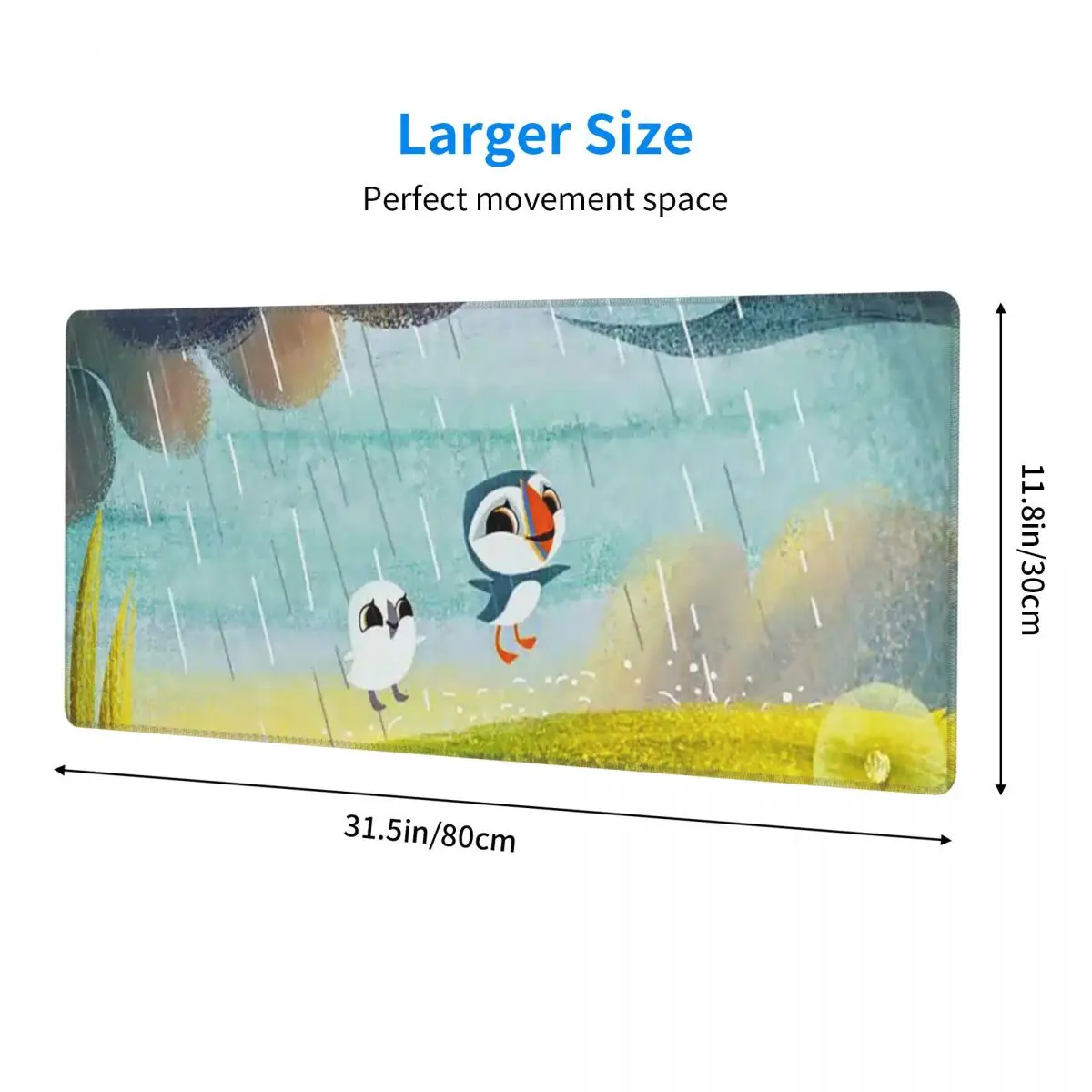 Puffin Rock And New Friends Cartoon Animation Large Mouse Pad Computer Keyboard Mouse Mat Gamer PC Laptop Desk Mat Table Mats