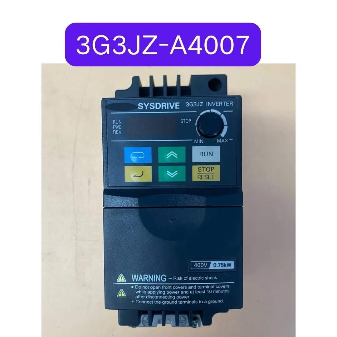 

Used 3G3JZ-A4007 inverter 0.75KW Test OK Fast Shipping