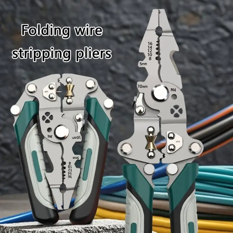 

Reliable Electric Wire Stripping Plier Cord Cutting For Accurate Cable Stripping B03E
