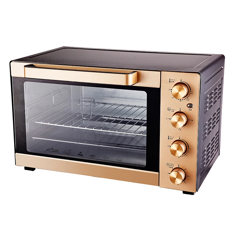 Wholesale Metal 60L Large Toaster Oven Barbecue Factory Cheap Price Baking Electric Mechanical Home  Kitchen Oven